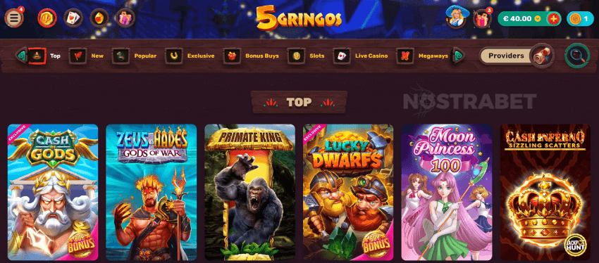 5gringos casino homepage