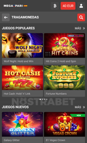 Megapari casino móvil