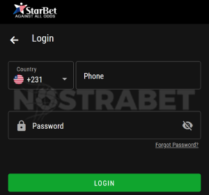 Starbet Liberia login mobile