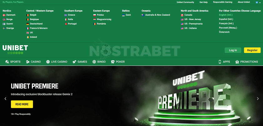 Unibet USA Design